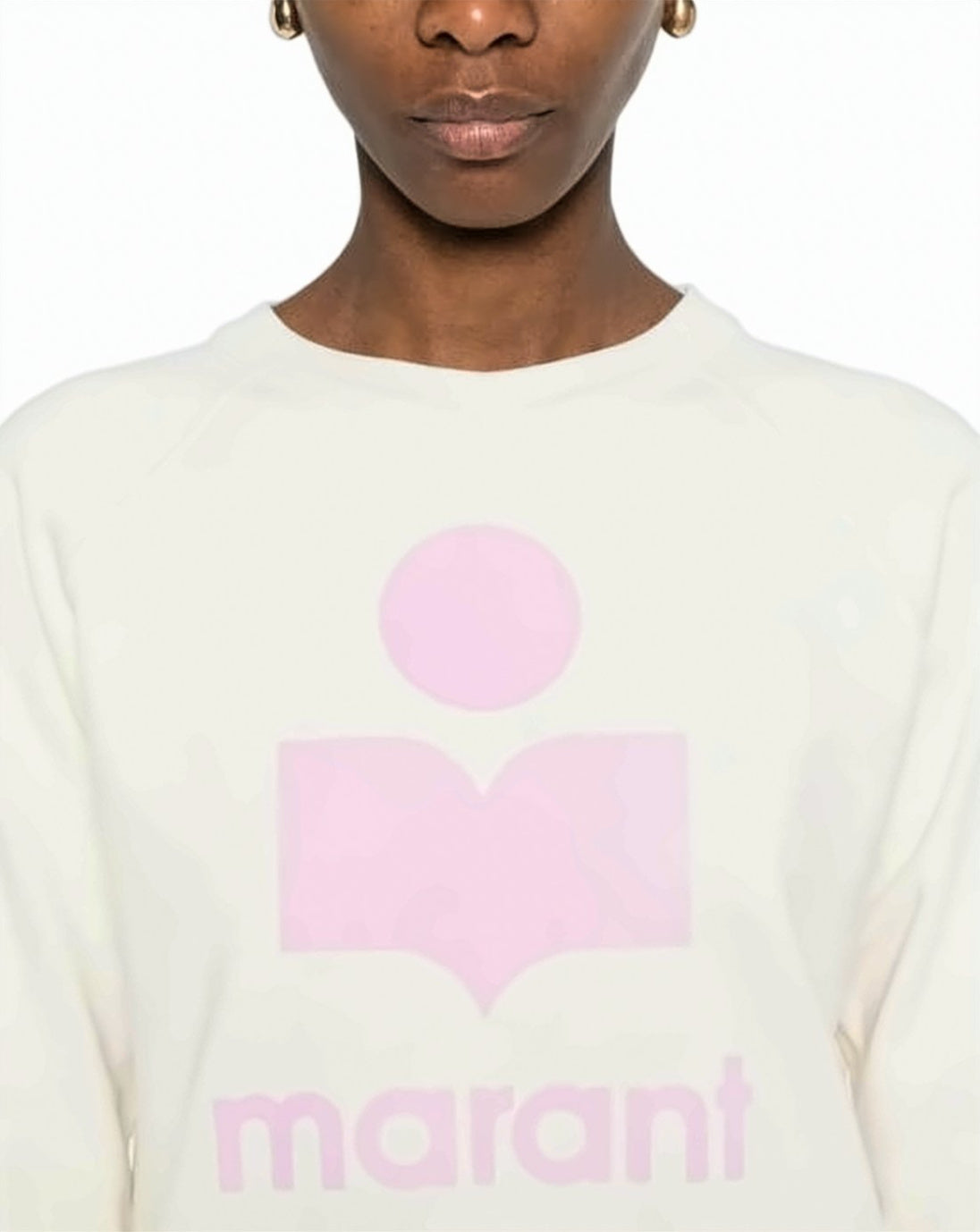 Relaxed Fit Long-Sleeve Sweatshirt with Graphic Logo