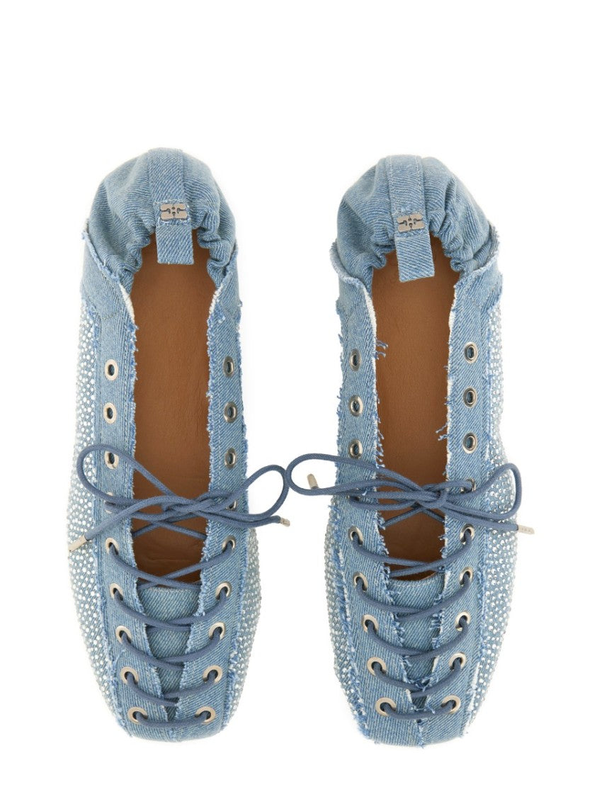 Lace-Up Ballerina