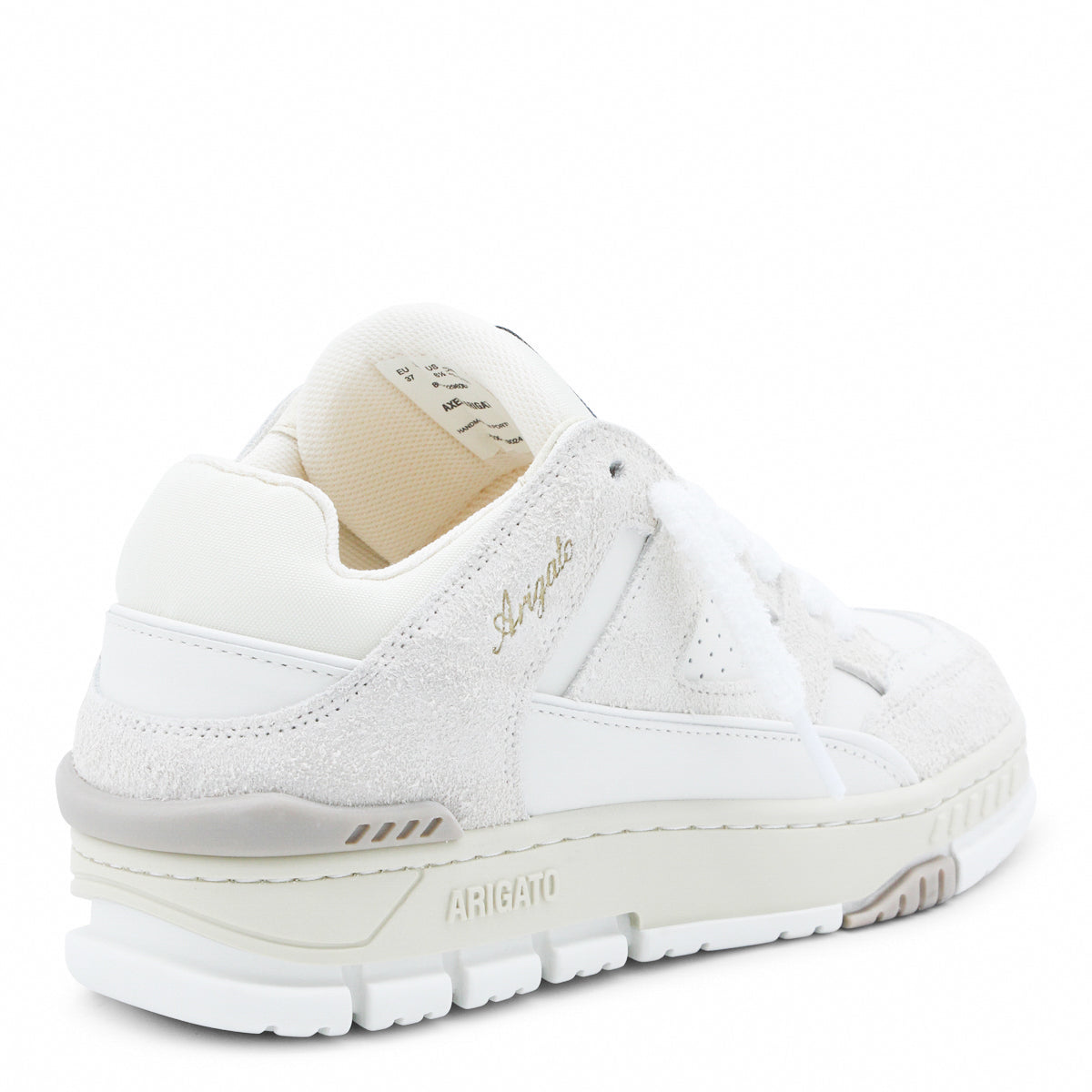 Low-Top White Sneakers with Design