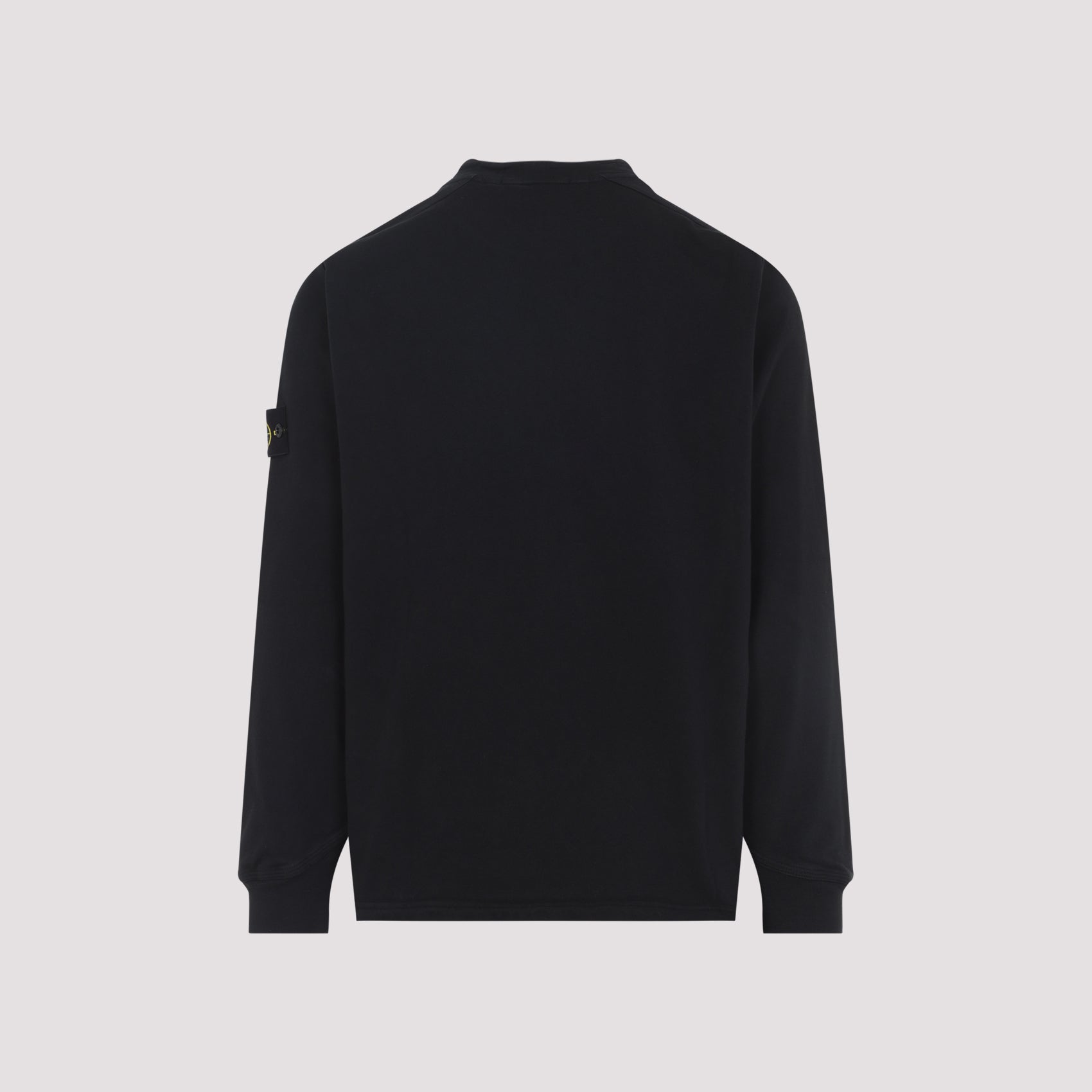 Cotton Sweatshirt with Crew Neckline