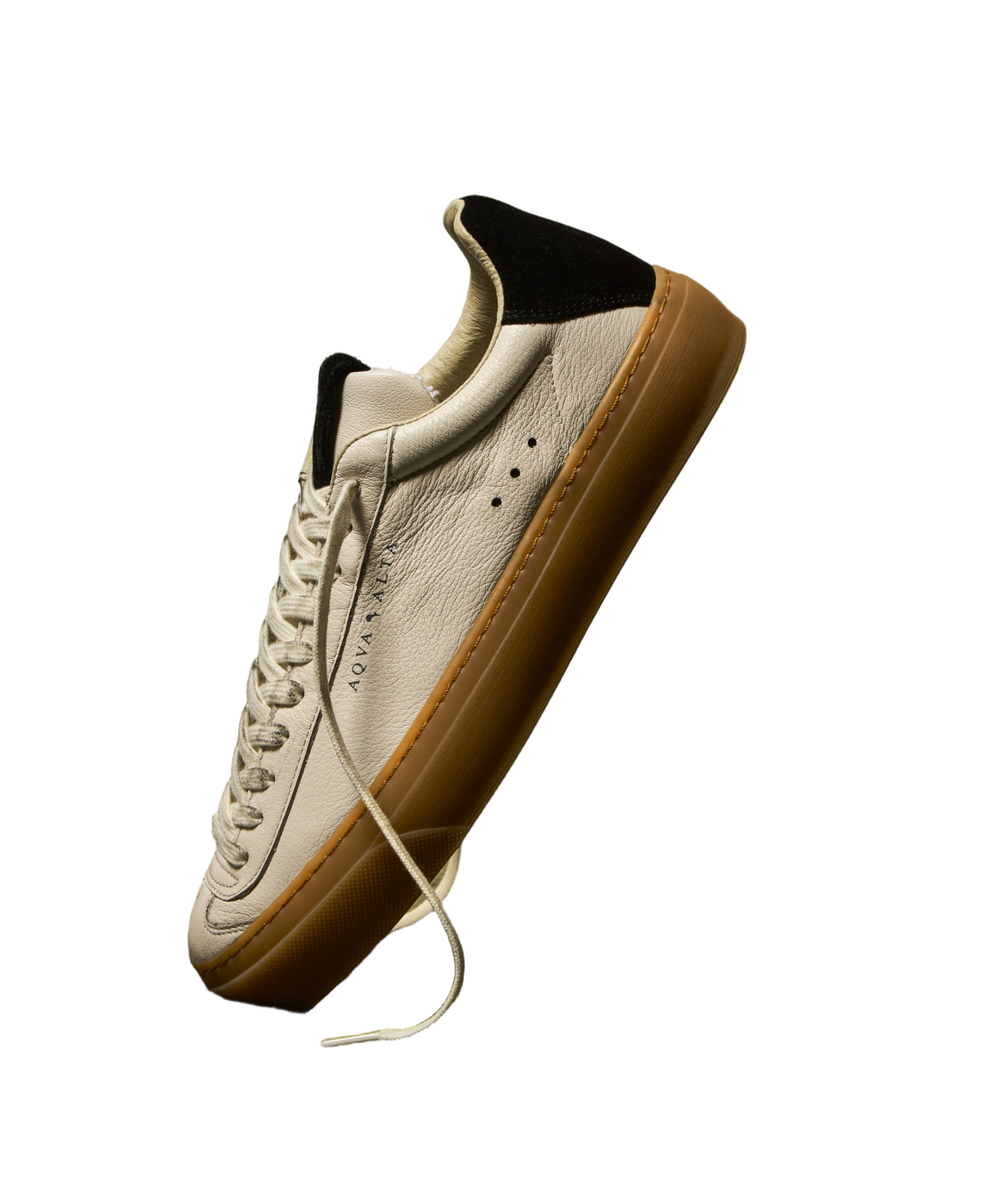 Aqua Alta Fondaco White Honey Black Sneakers