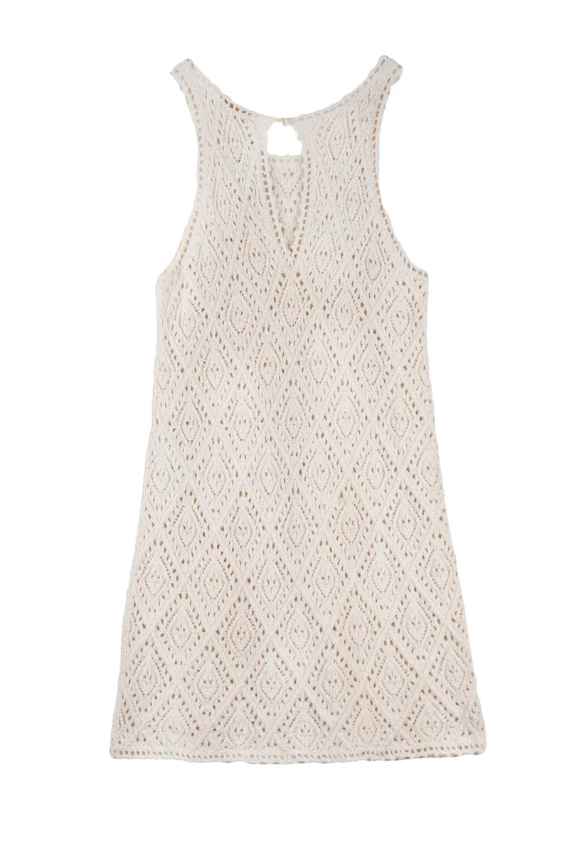 Macramé Dress - Beige