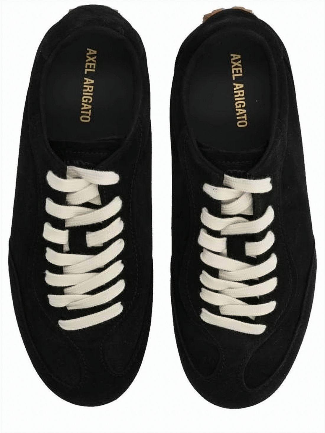 Suede Low-Profile Sneakers with Textured Sole