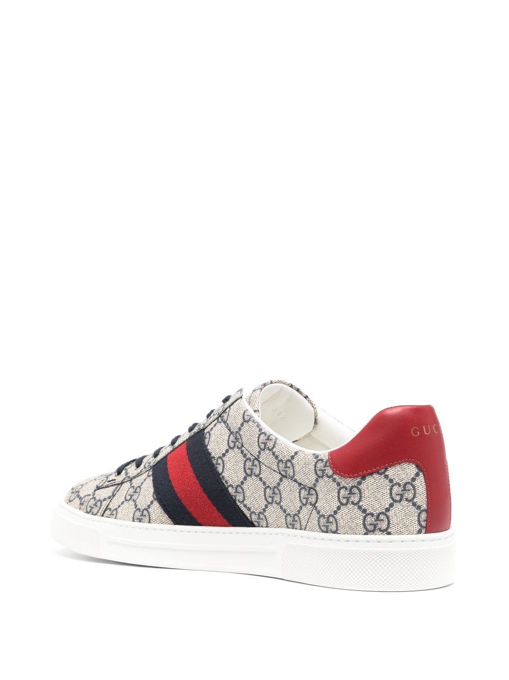 Beige Canvas Flat Shoes