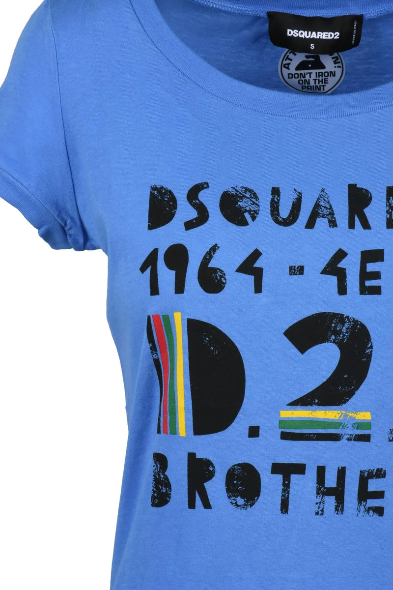 Cotton T-shirt - Blue