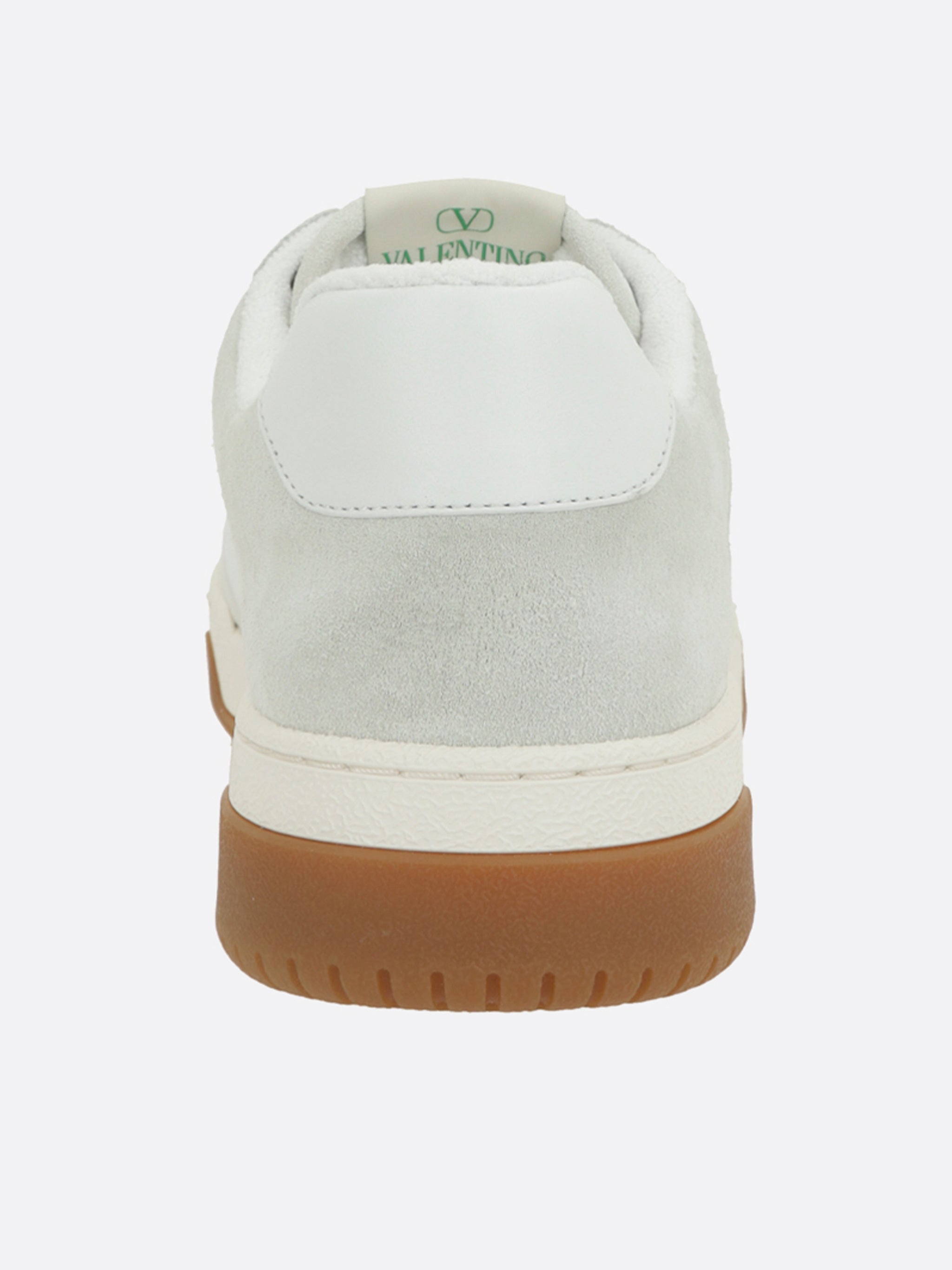 White Sneakers Low-Top Perforated Sneakers