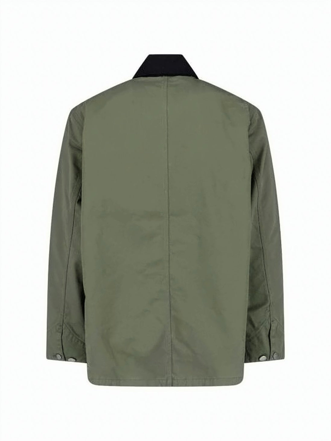 Boxy Cotton Jacket with Button-Up Front