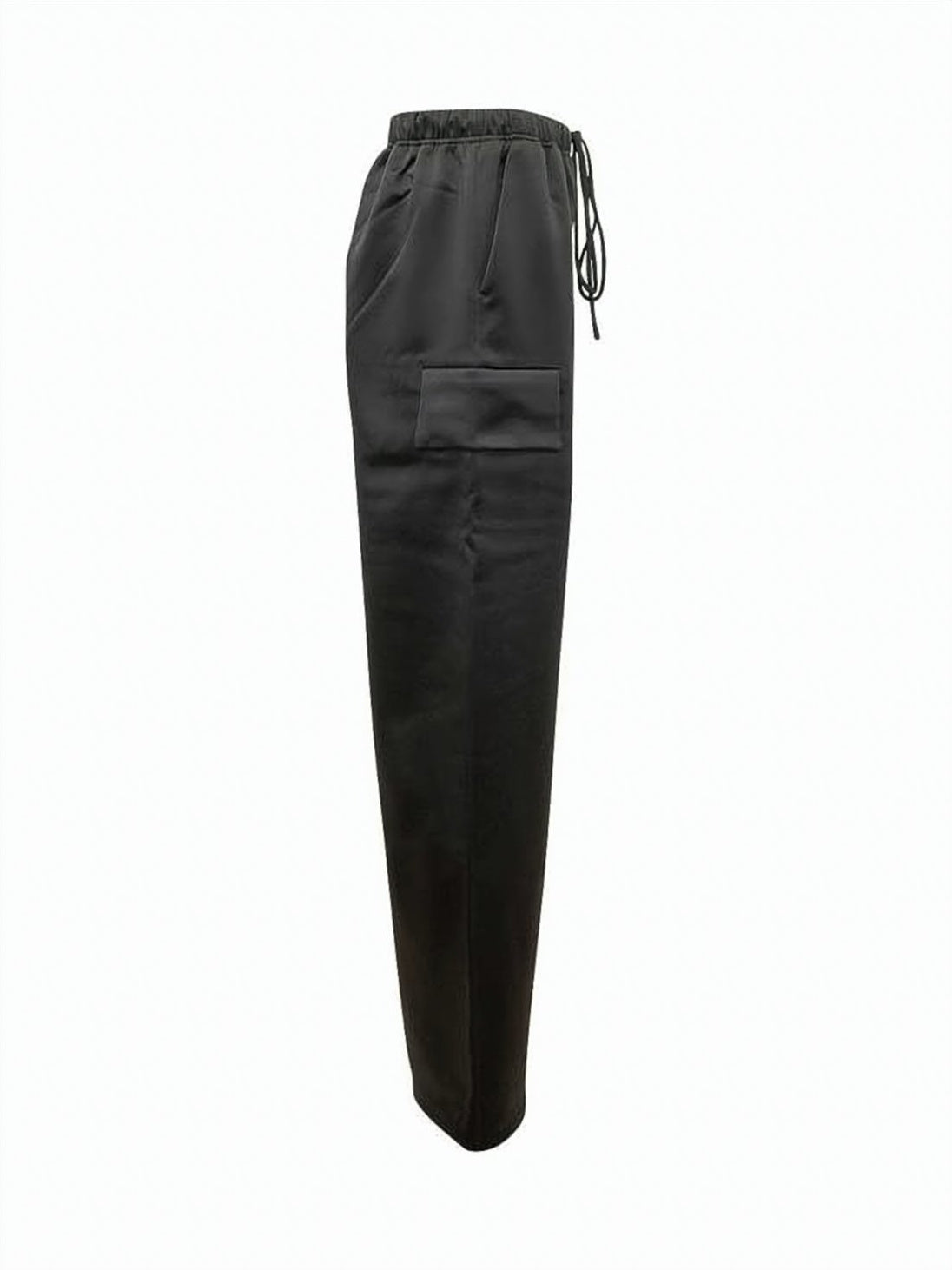Wide-Leg Cropped Pants with Utilitarian Pockets