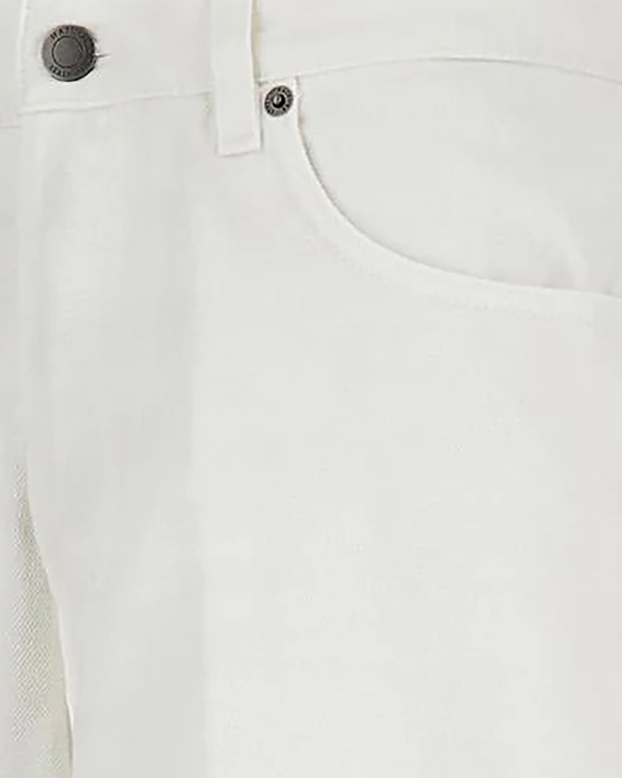 Boyfriend Fit Off-White Jeans with Soft Waistband