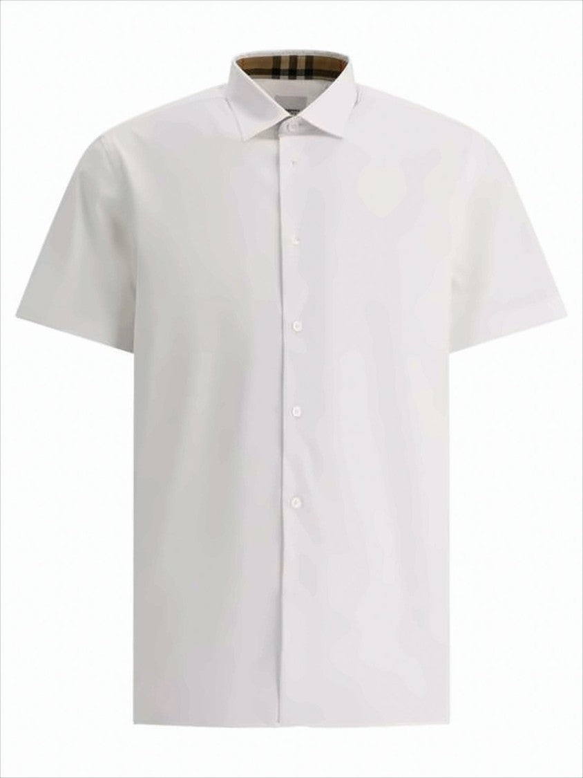 Minimalist White Short-Sleeved Shirt