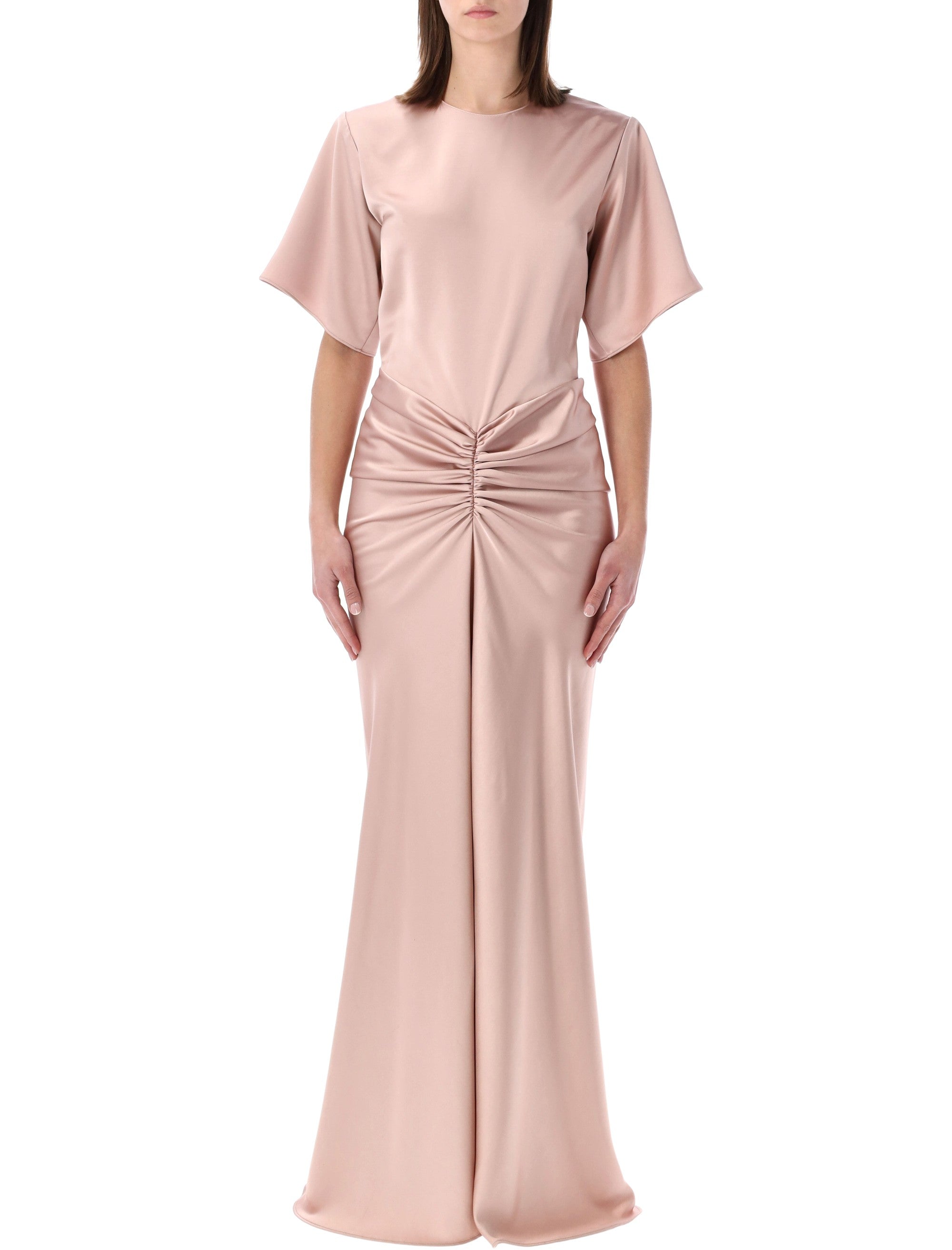 Iris Satin Maxi Dress