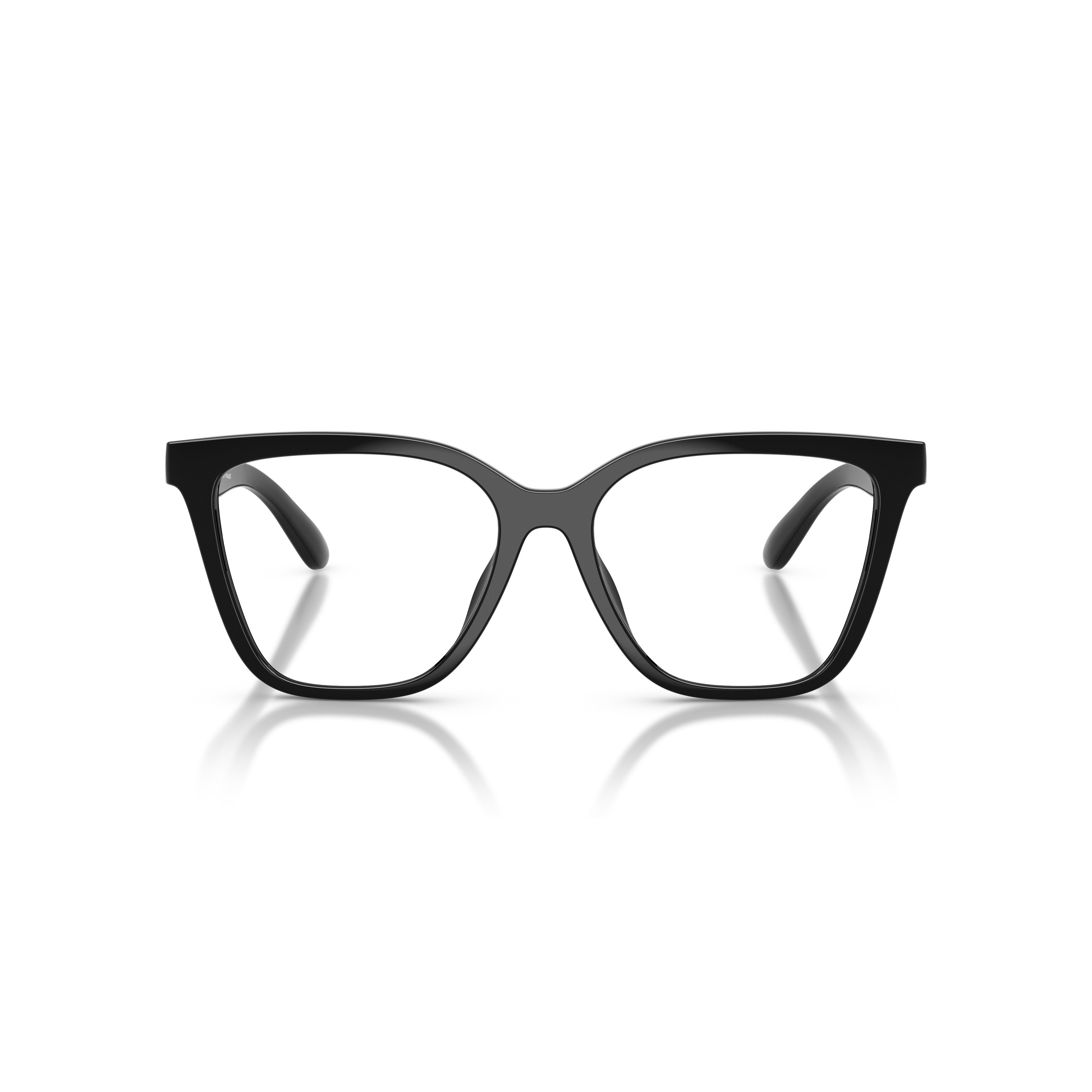 0ea4254u Bold Square Frame Eyeglasses with Glossy Finish