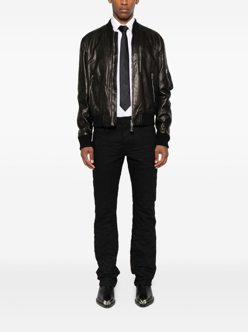 Calfskin Leather Jacket