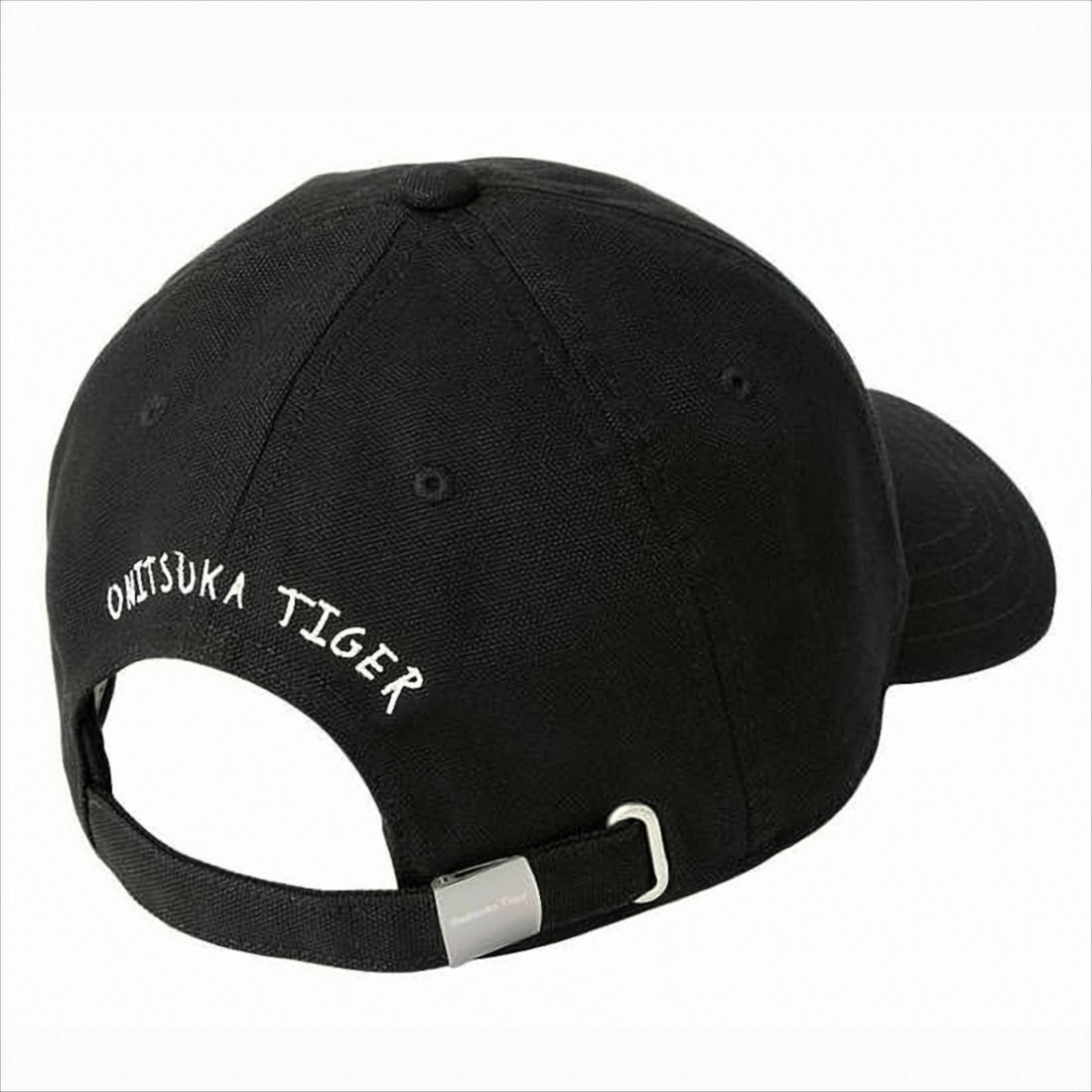 Embroidered Tiger Face Black Baseball Cap