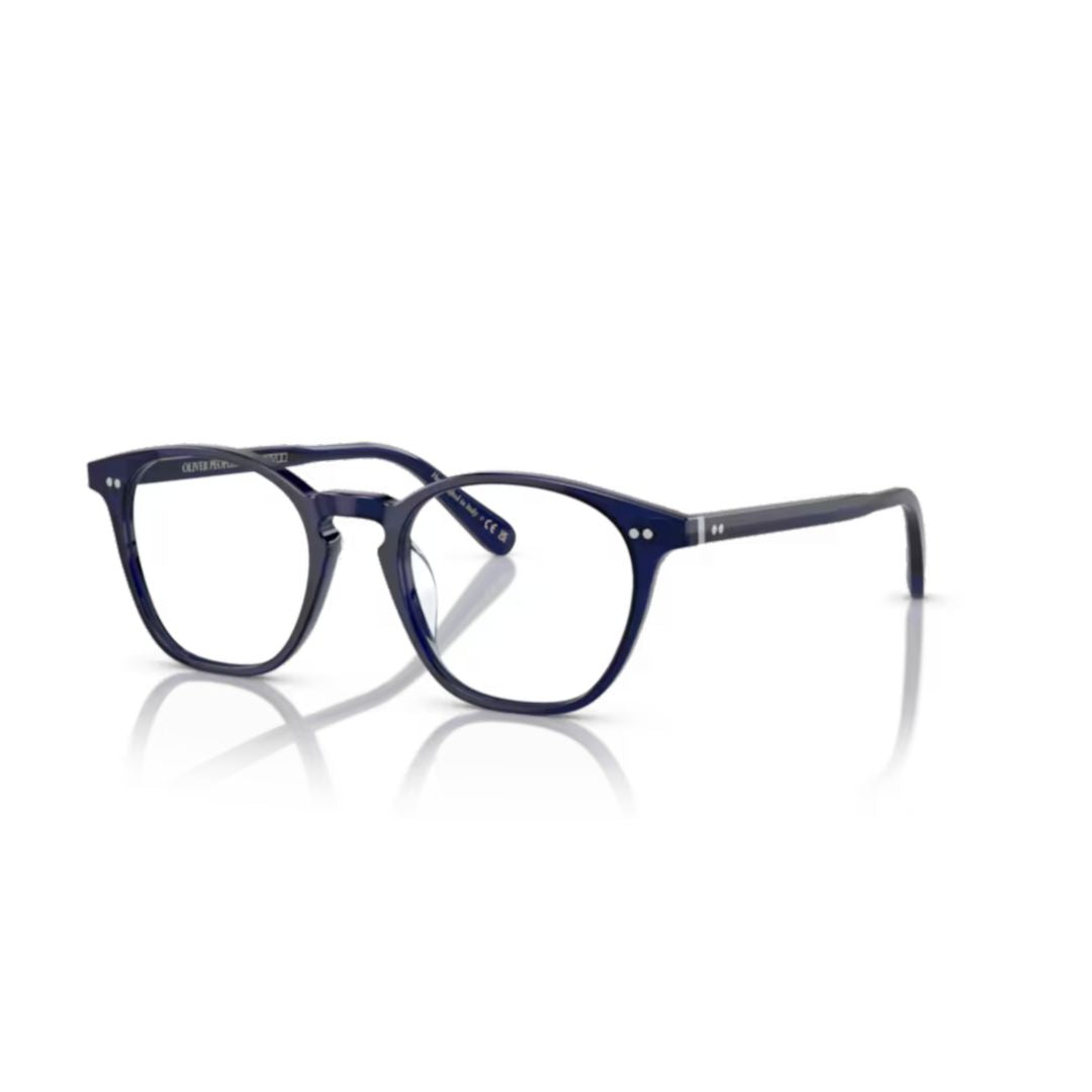 5533u Vista Classic Rounded Square Frame Eyeglasses in Deep Navy Blue
