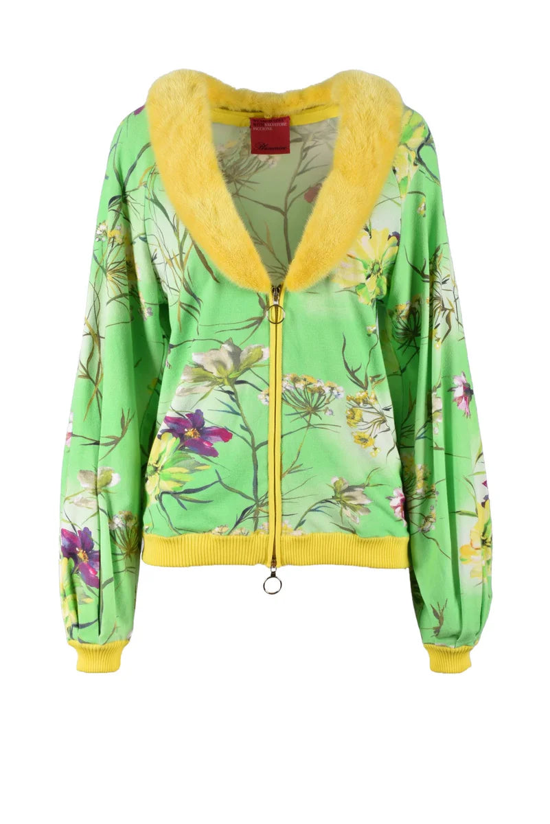 Silk Cardigan - Green
