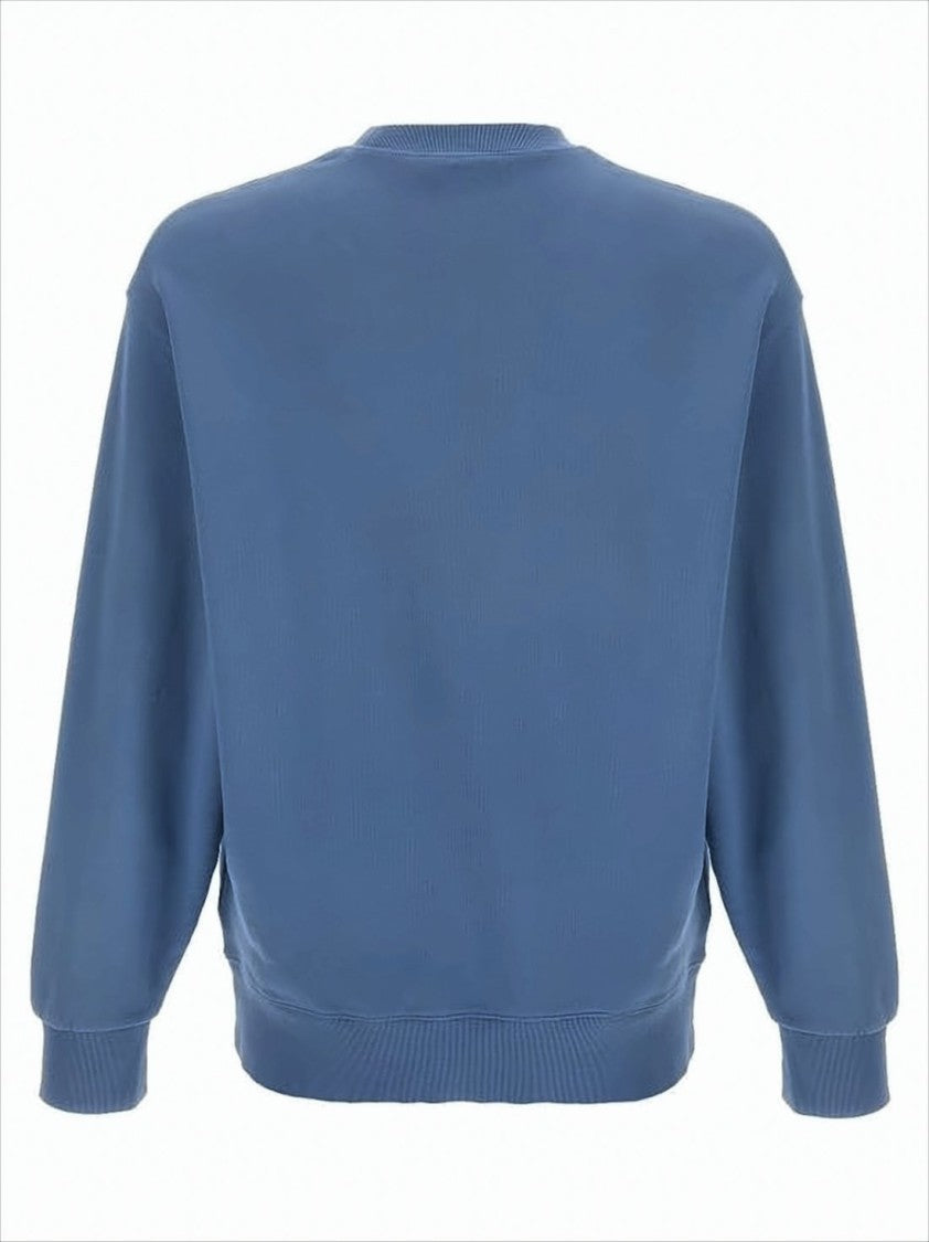 Long-Sleeve Sweatshirt with Ribbed Cuffs