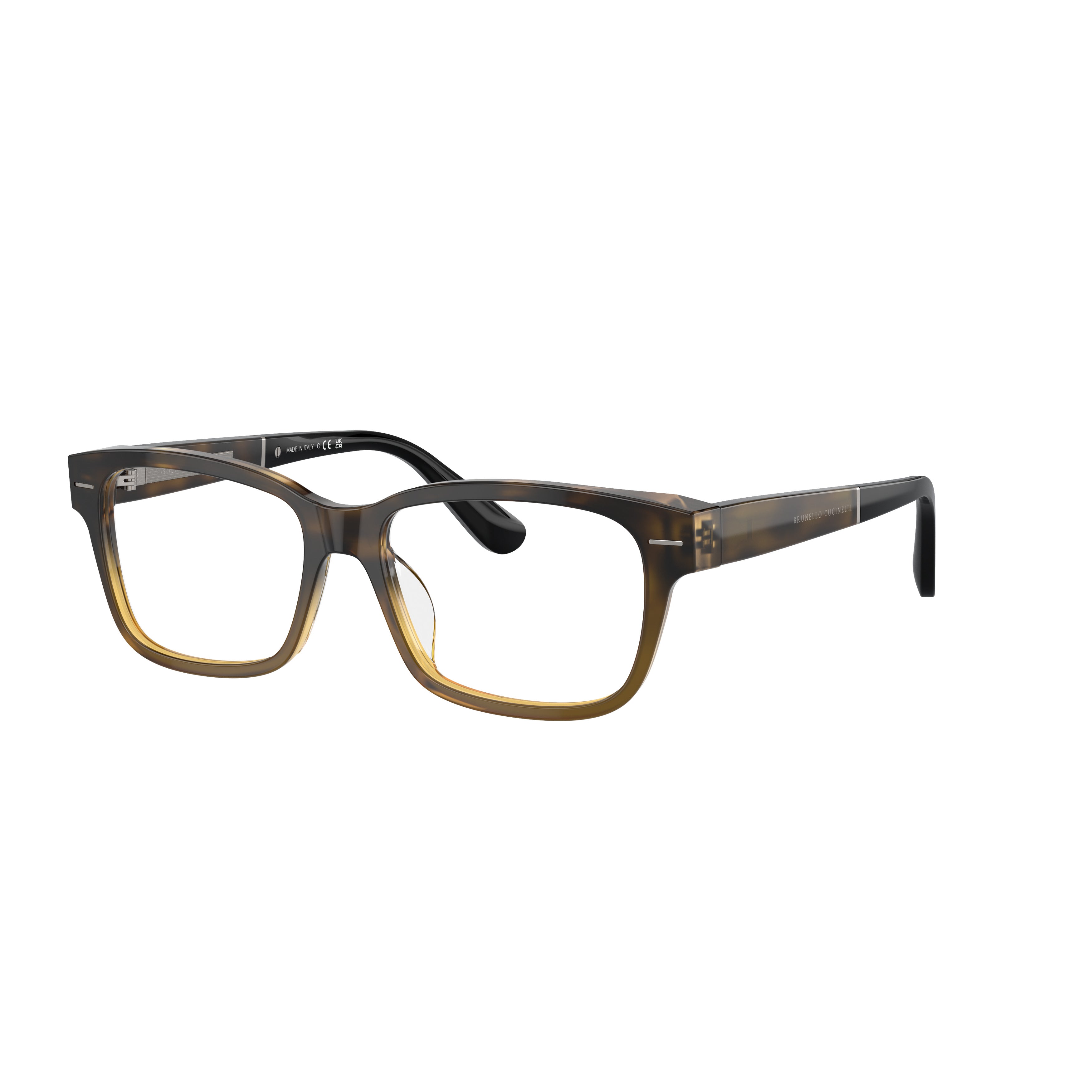 0bc3003 Rectangular Gradient Acetate Sunglasses with Polished Finish