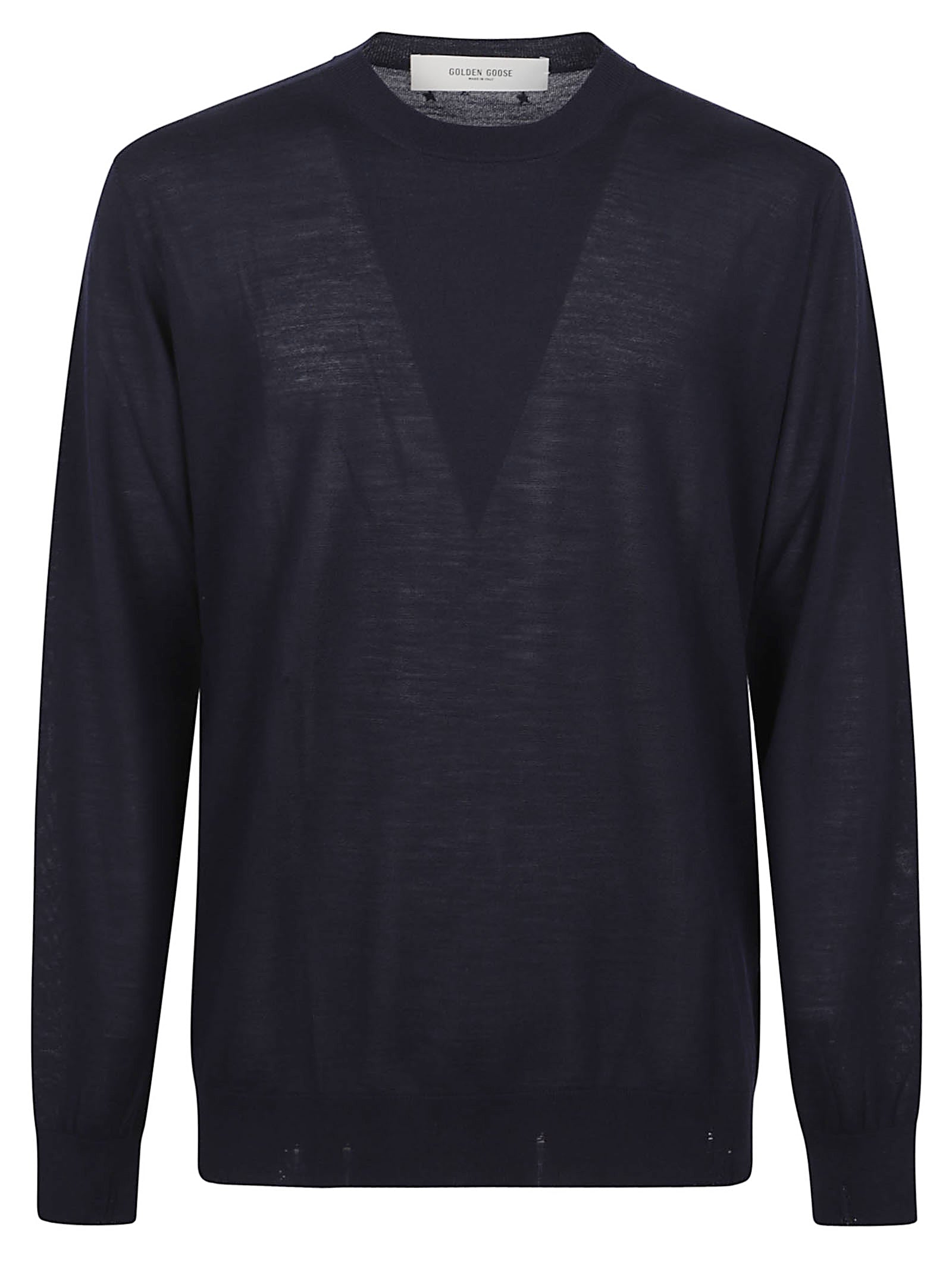 Crew Neck Sweatshirt in Deep Navy
