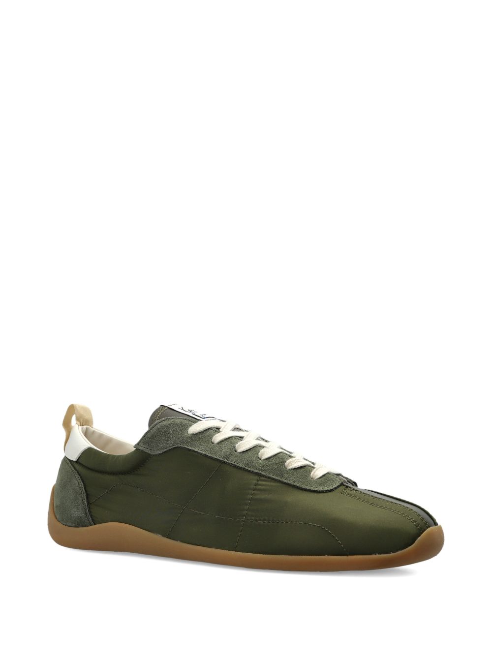 Low-Profile Silk and Nylon Sneakers