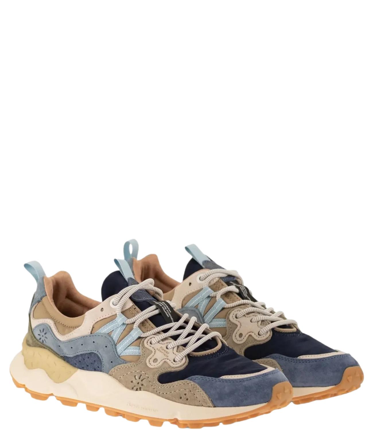 Multi-Layered Sneakers with Rugged Sole and Intricate Perforations