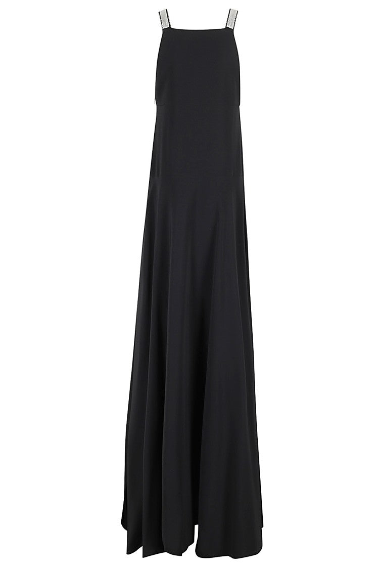 Crystal Belt Long Dress
