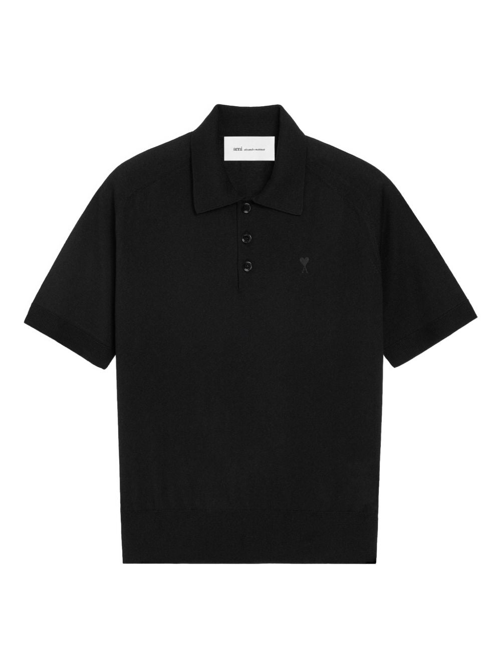 Short-Sleeve Polo Shirt with Chest Embroidery