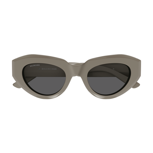 Angular Cat-Eye Balenciaga Sunglasses with Logo Detail
