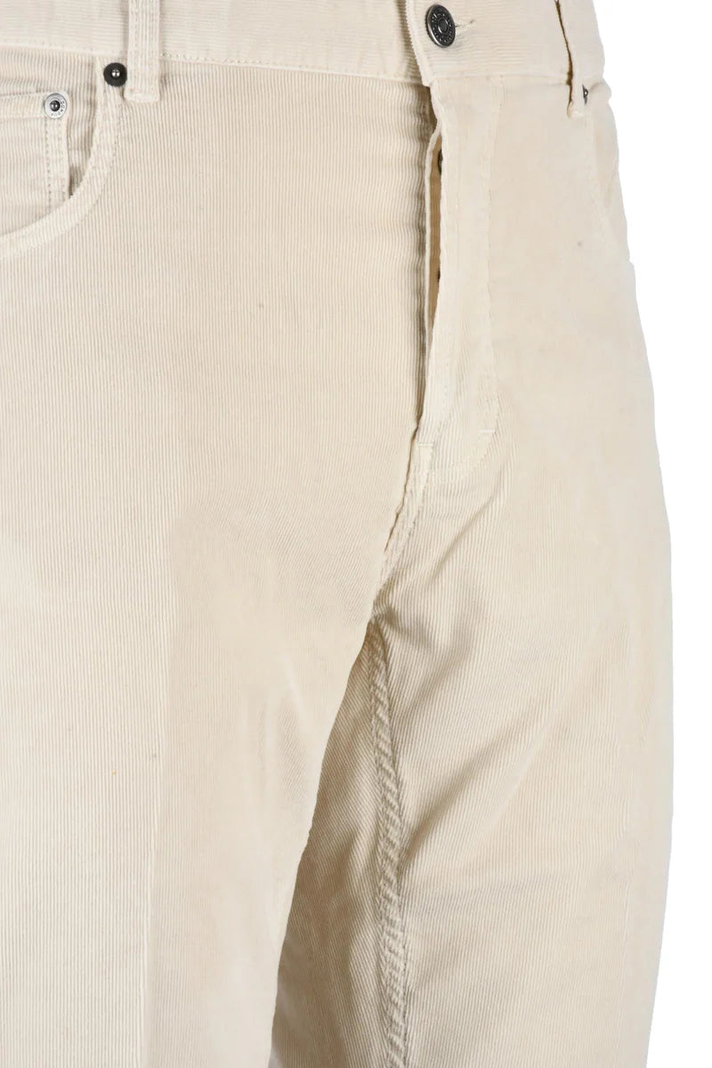 Ivan Velvet Trousers - White