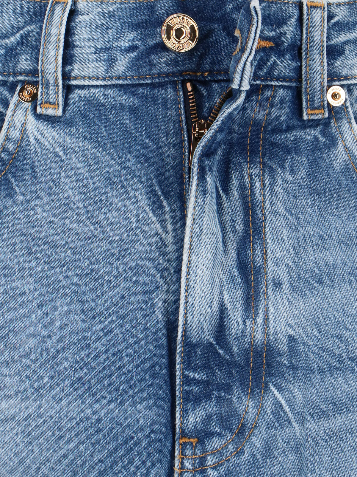 Versace Straight Jeans – Light Blue