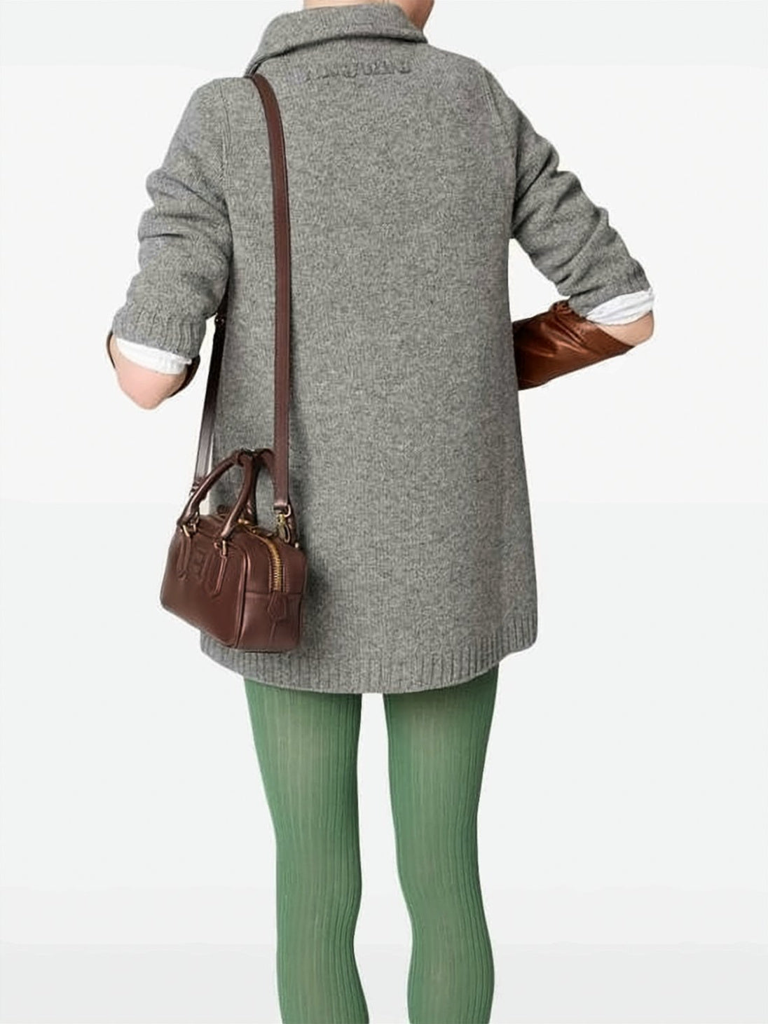 Compact Rectangular Crossbody Bag in Smooth Calf Leather