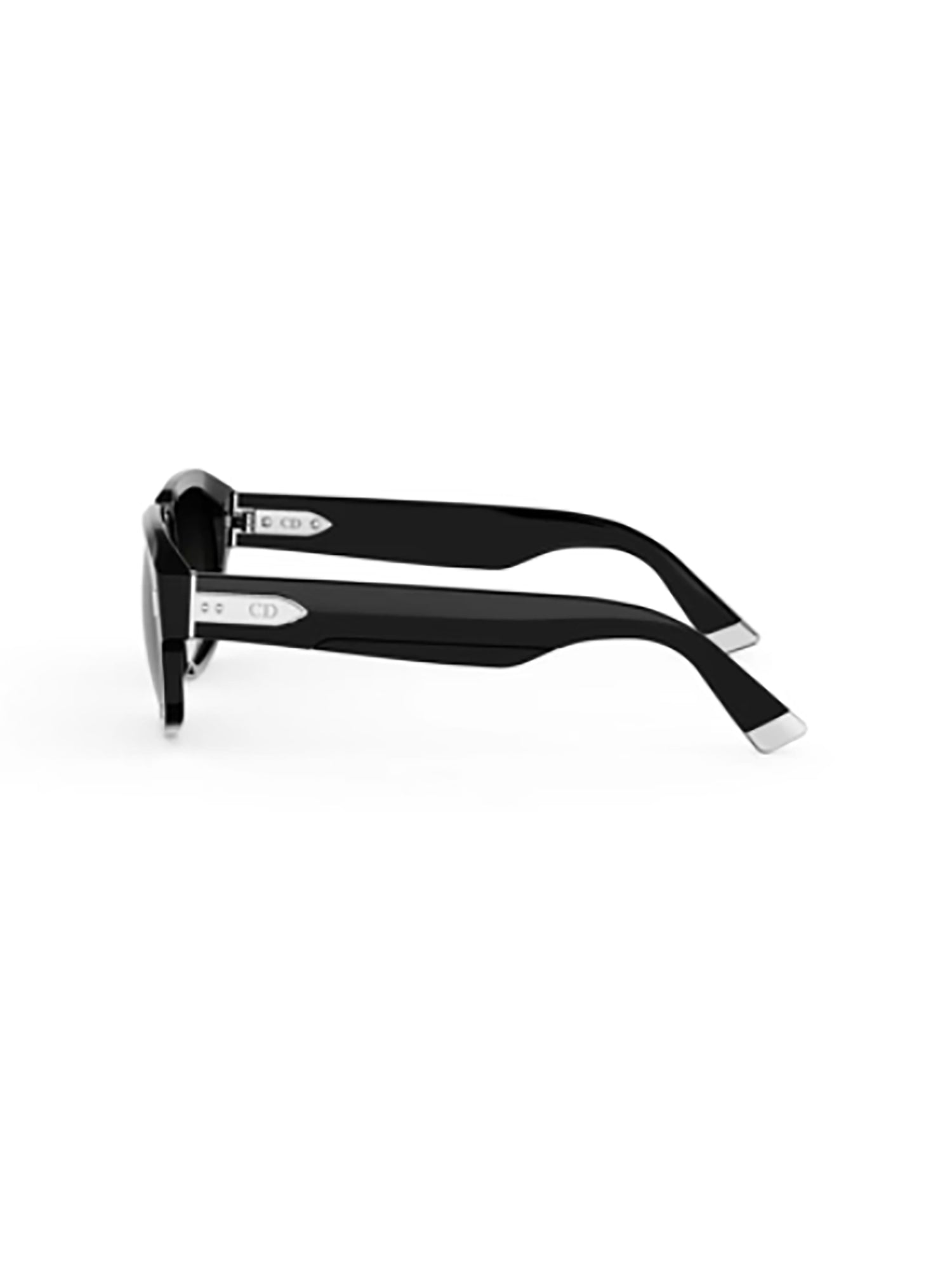 Sleek Black Rectangular Sunglasses