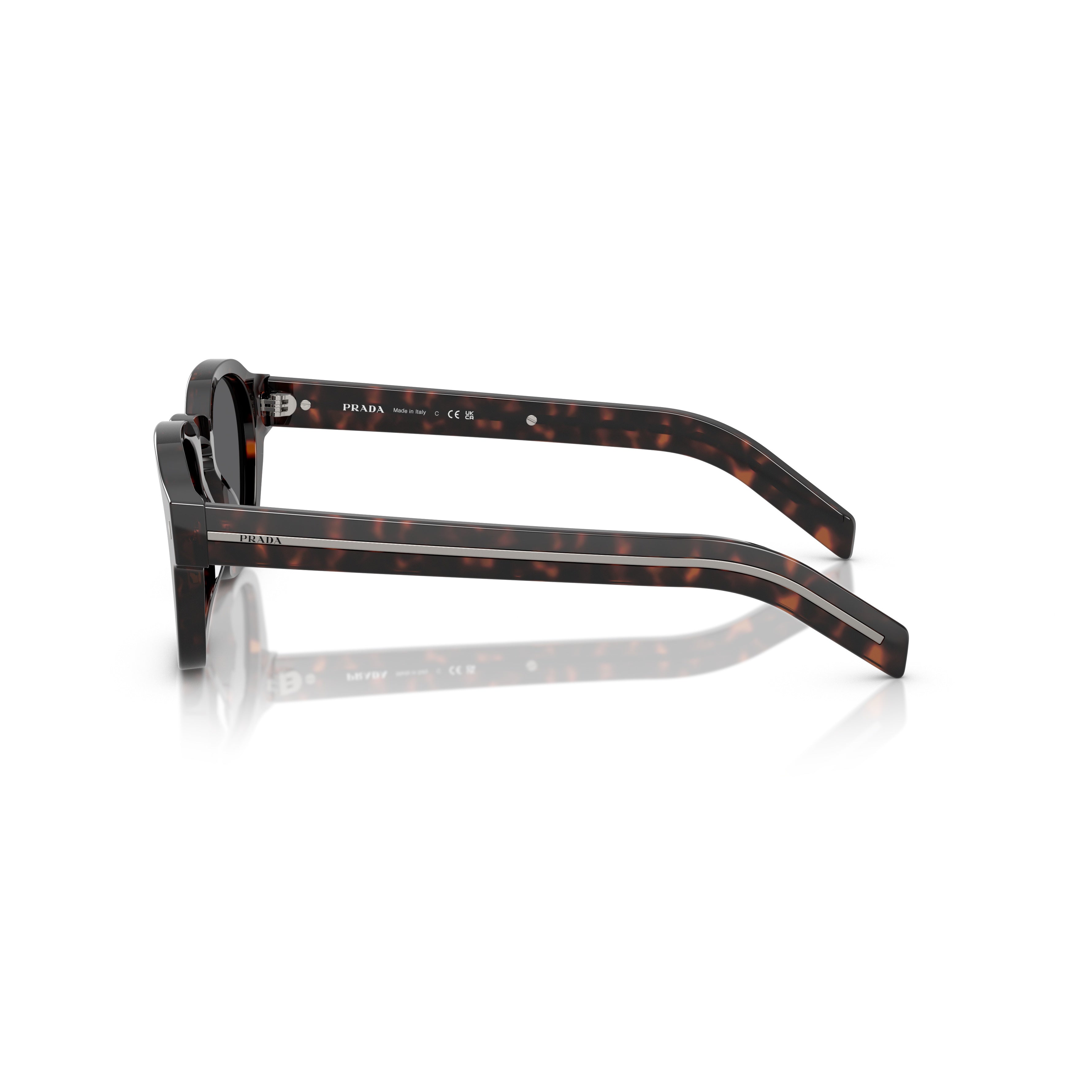 0pr A16s Tortoiseshell Geometric Sunglasses with Thick Temples