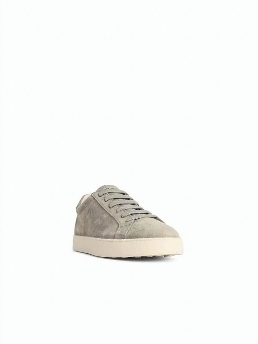 Grey Suede Sneakers with Leather Interior