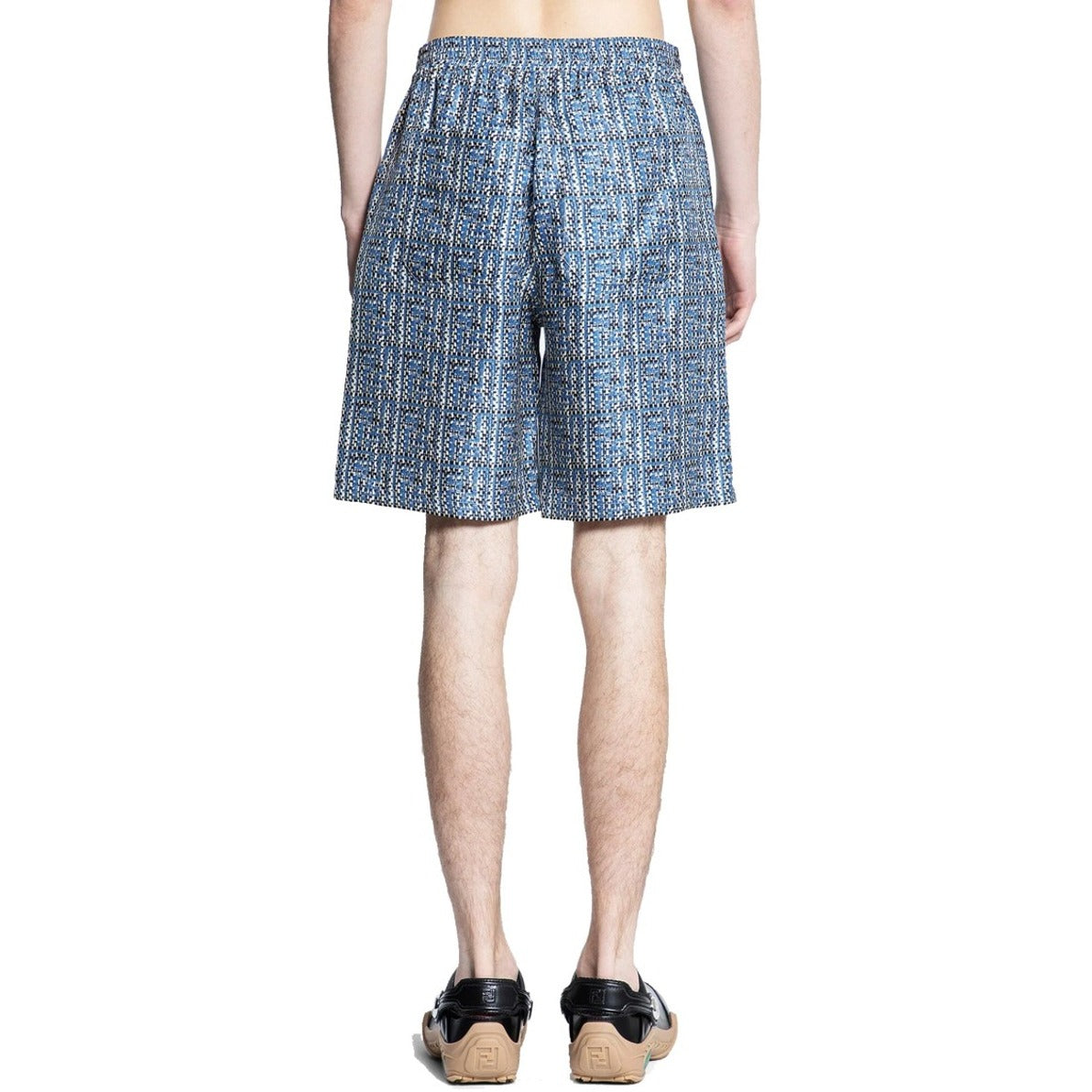 Printed Silk Shorts