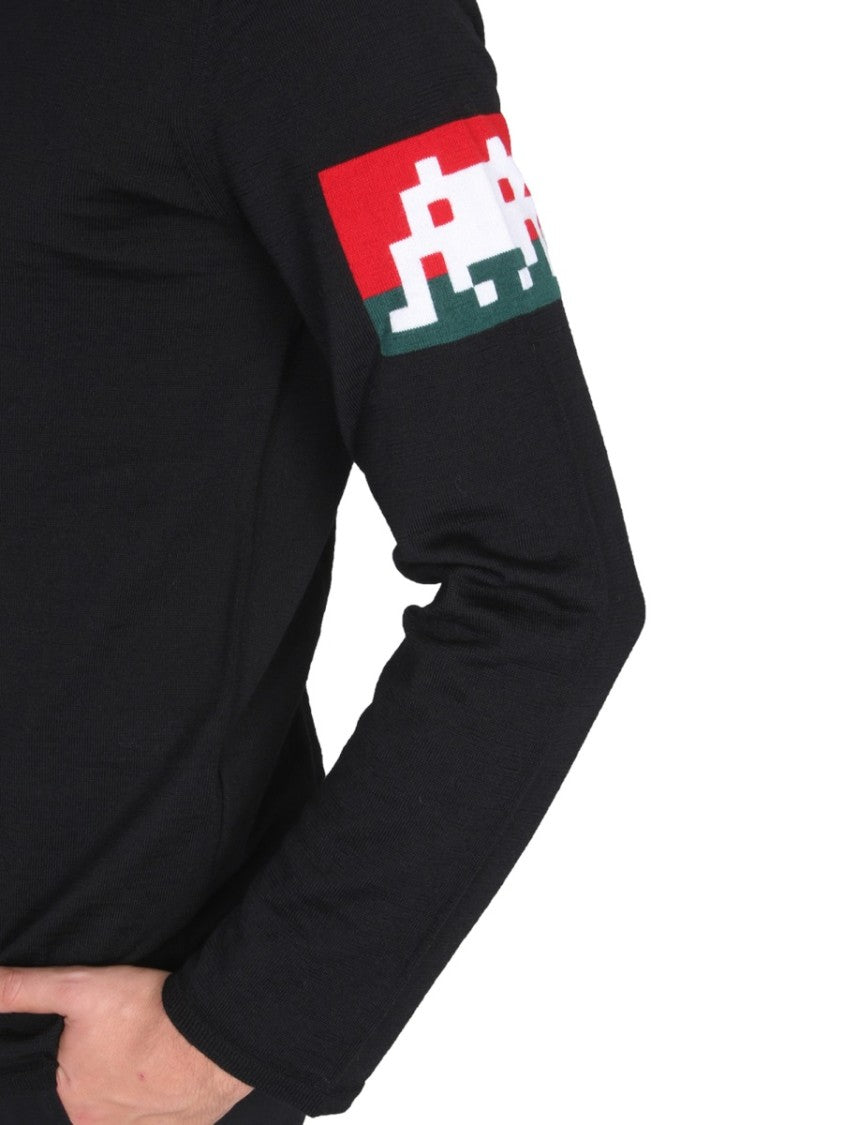 Black Wool Jersey