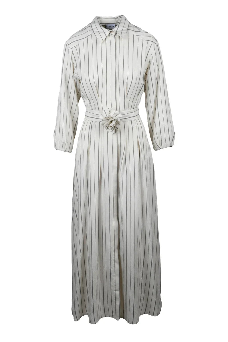 Denis Shirt Dress - White