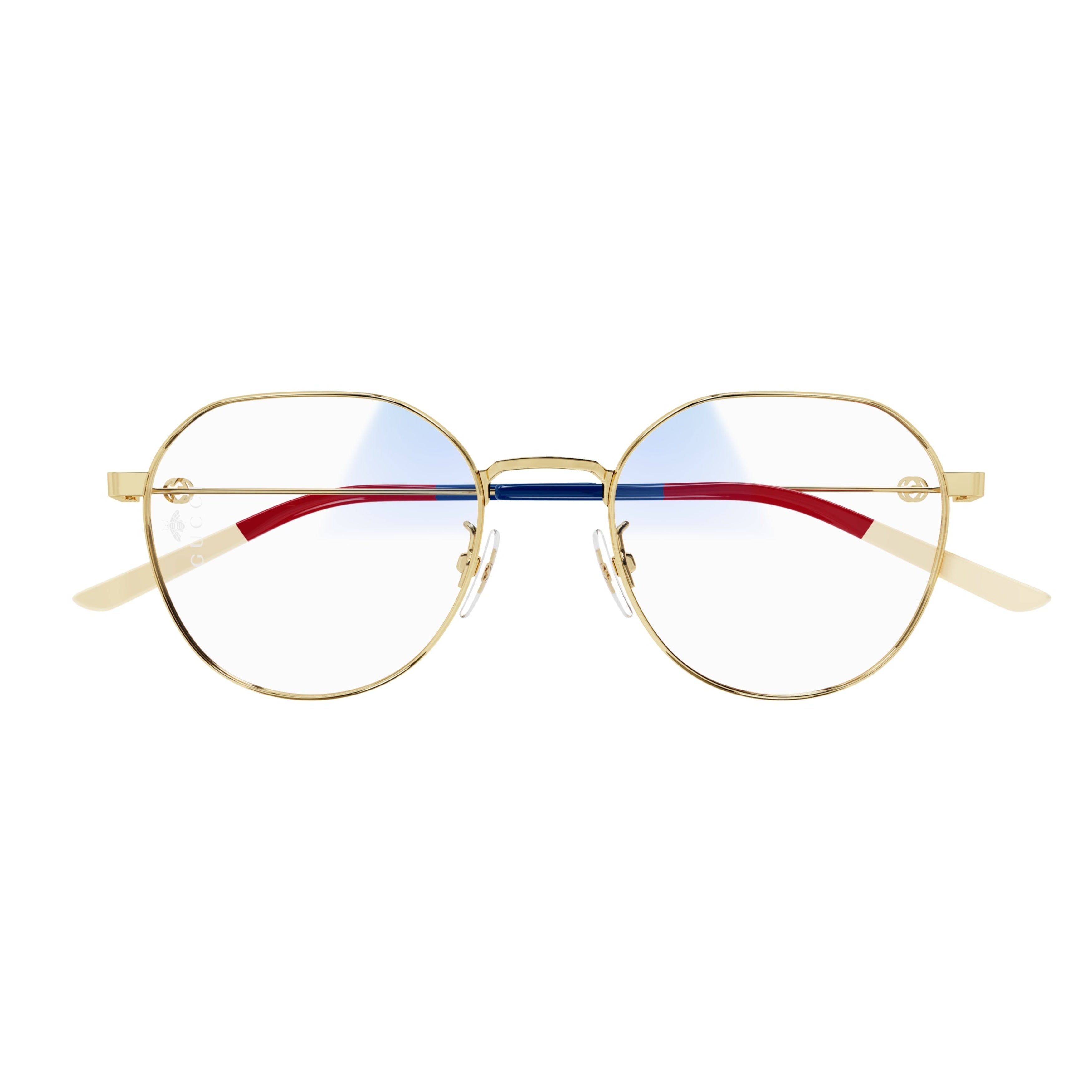 Gg0684s Gold Metal Geometric Eyeglasses