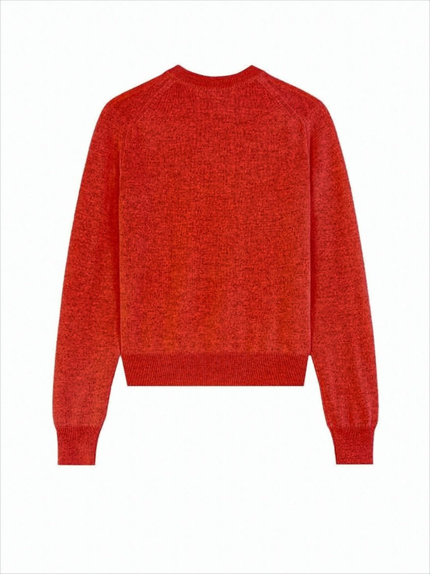 Classic Wool Sweater With Subtle Logo Detail