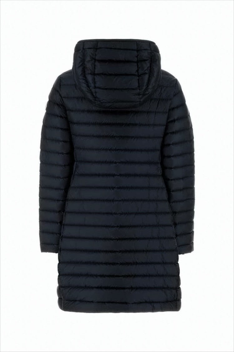 Quilted Down Jacket with Hooded Design