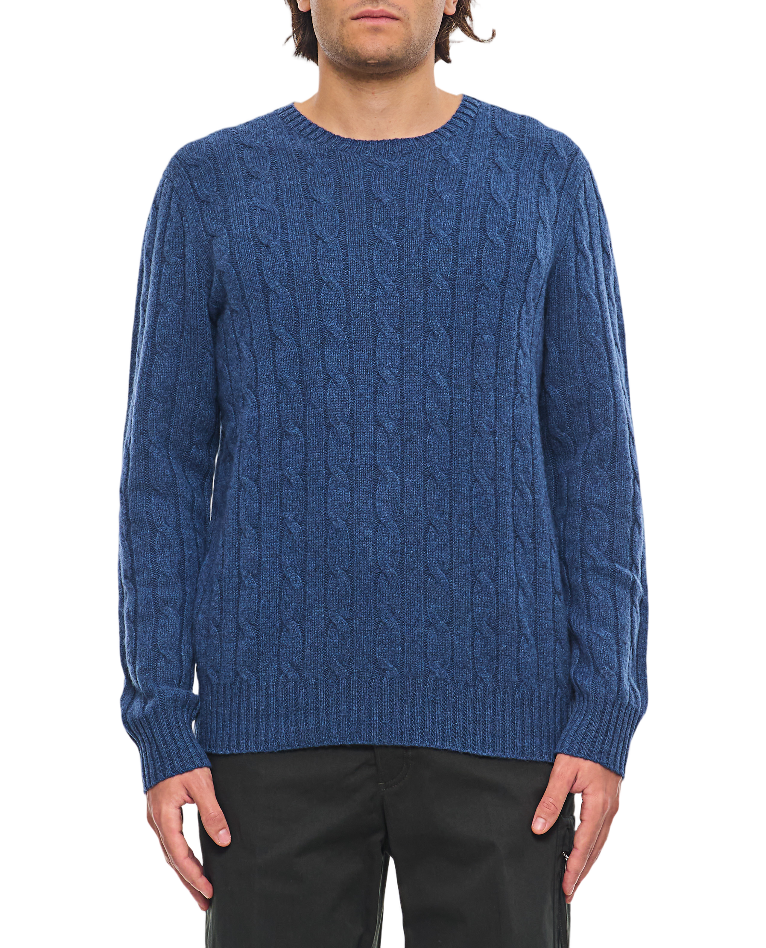 Textured Cable Knit Pullover