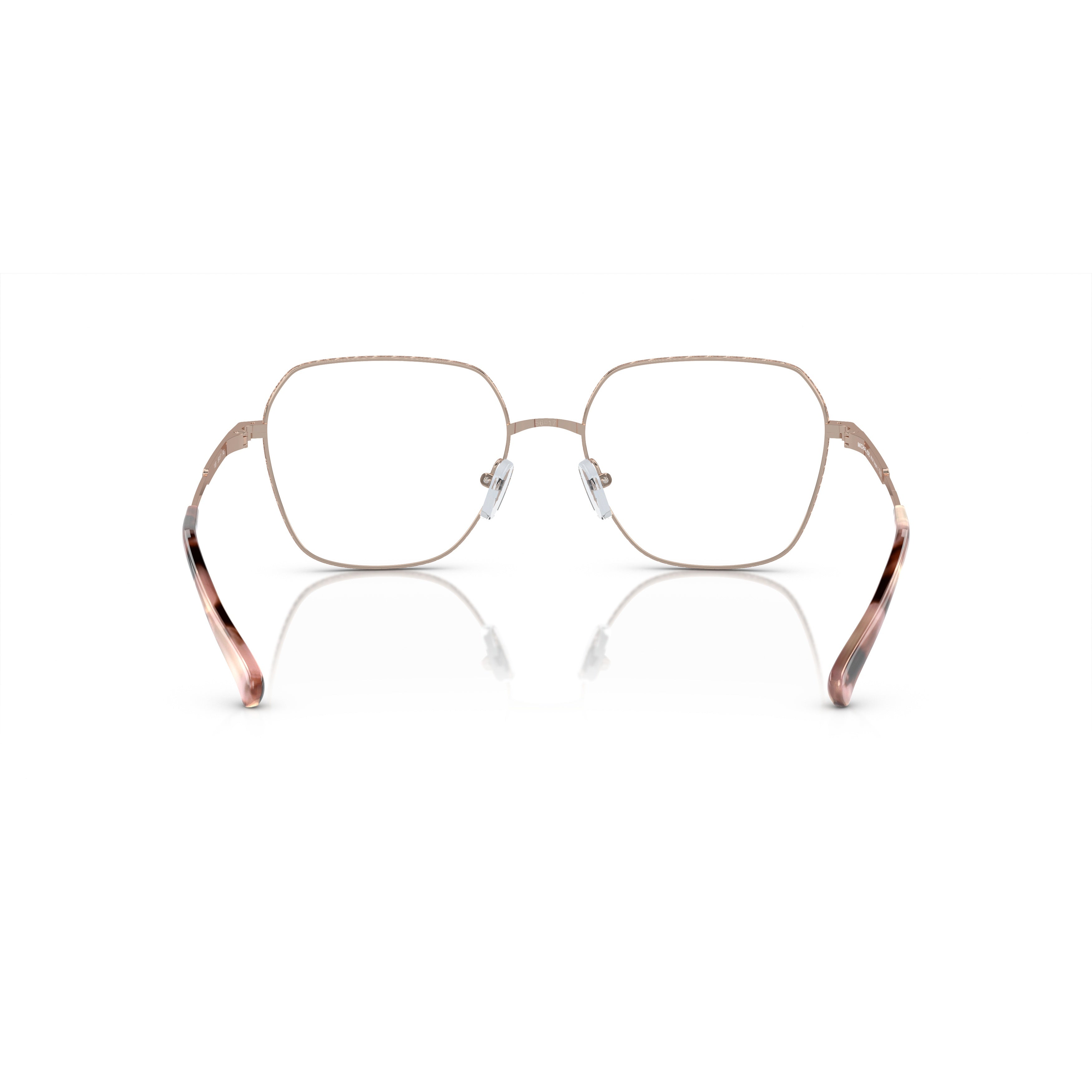 0mk3071 Delicate Gold Metal Sunglasses with Gradient Temples