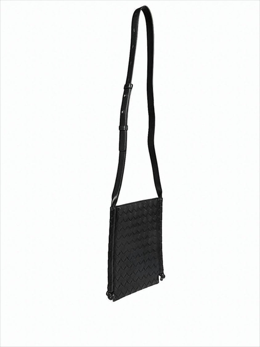 Woven Leather Crossbody Bag