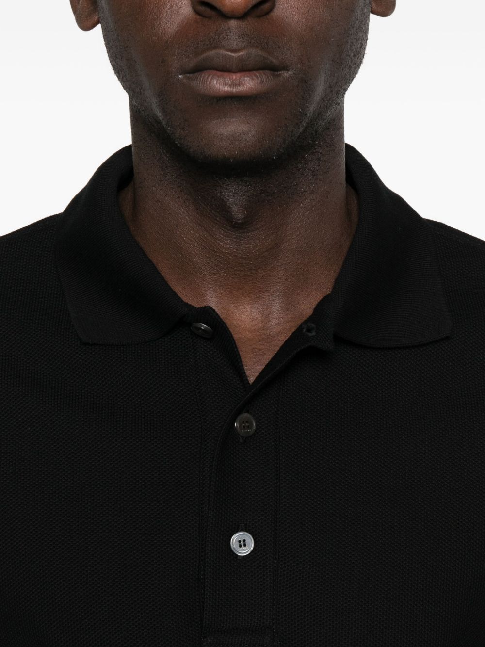 Cotton Black Polo Shirt