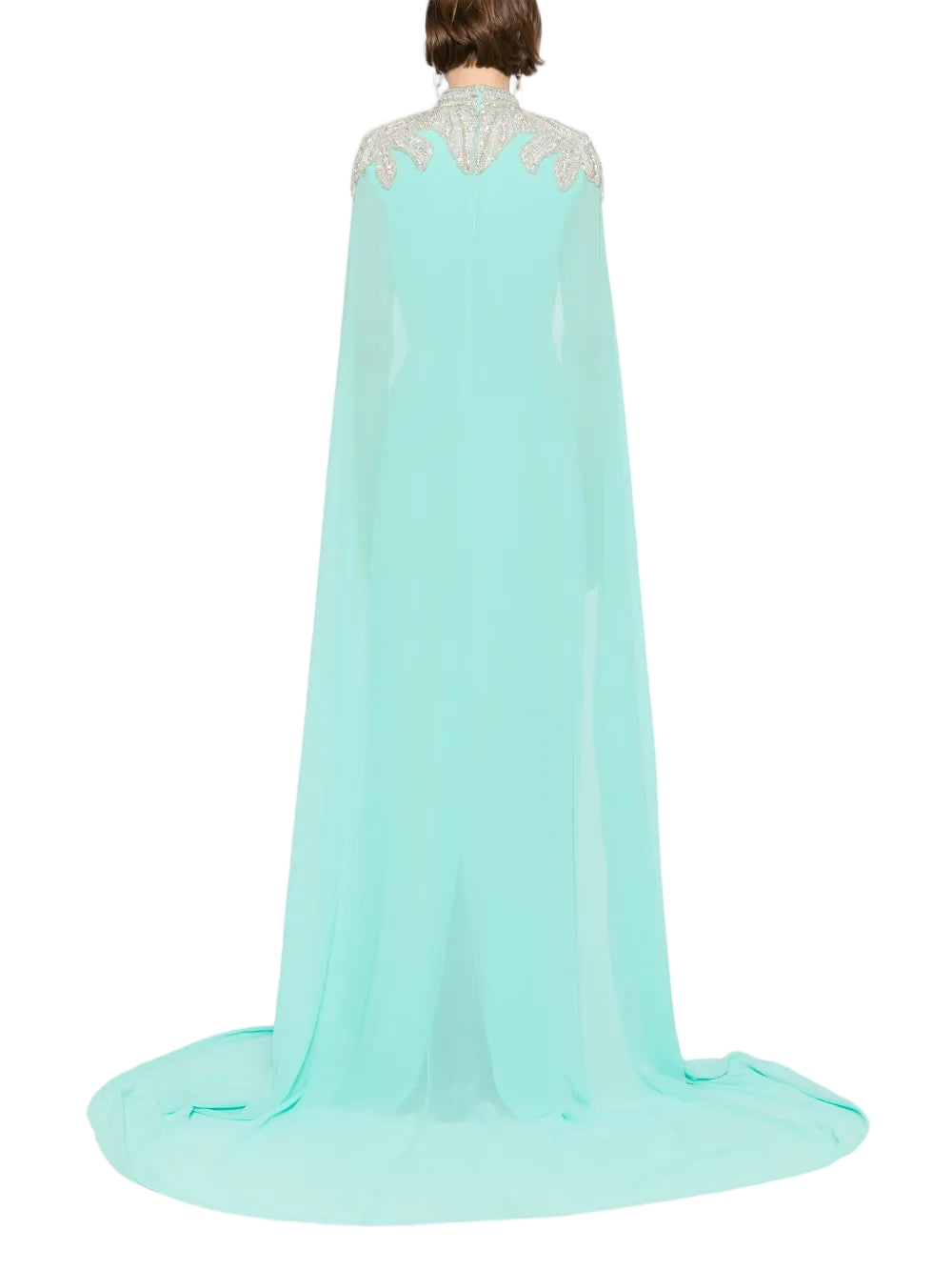 Embellished Crepe Kaftan