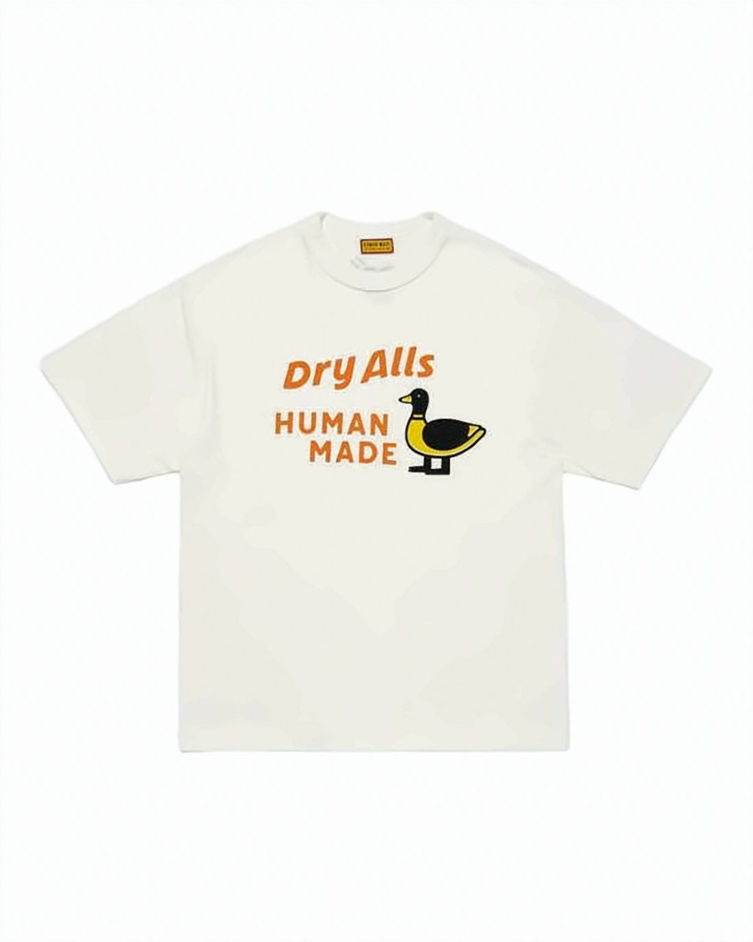 Boxy-Fit Graphic Print T-Shirt with Duck Illustration
