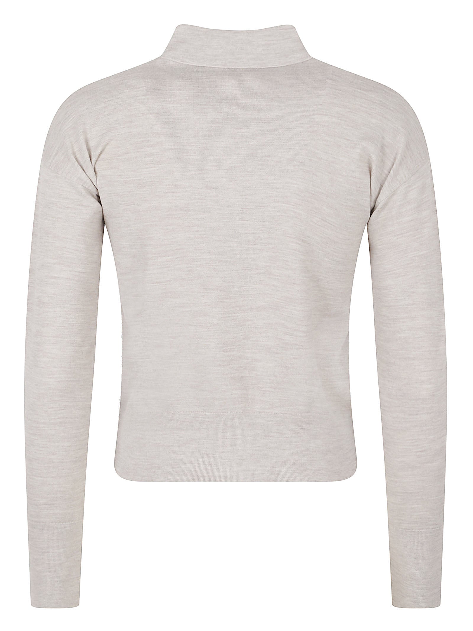 Classic Cardigan With Shirt Collar