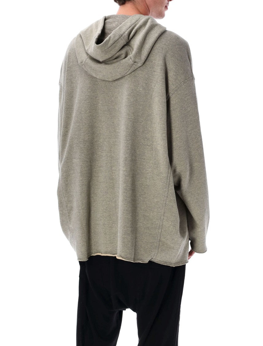 Grey Melange Peter Hoodie Sweatshirt