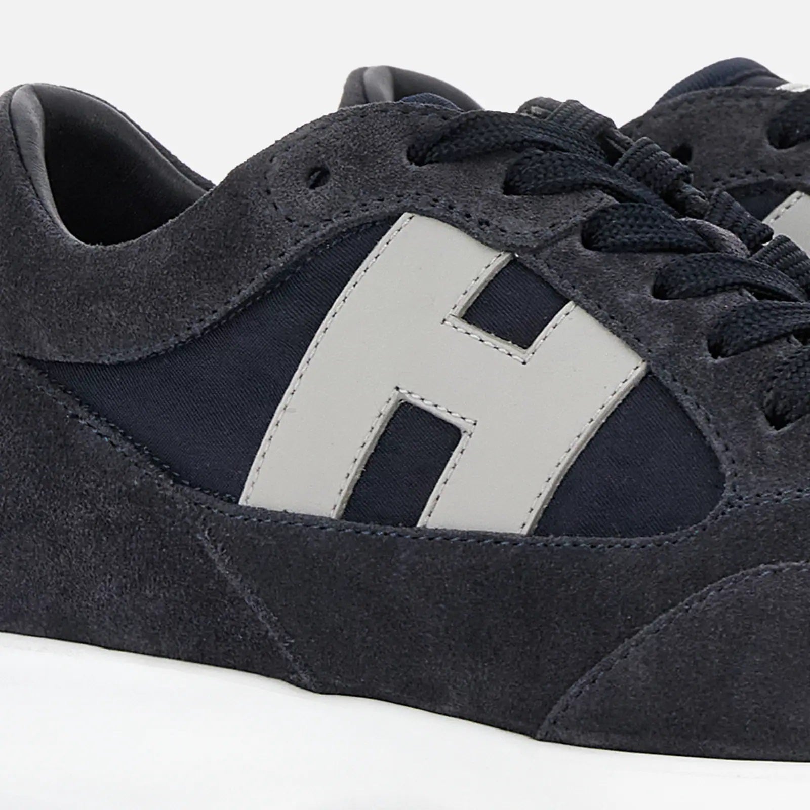Interactive Lace-Up Sneakers in Calfskin