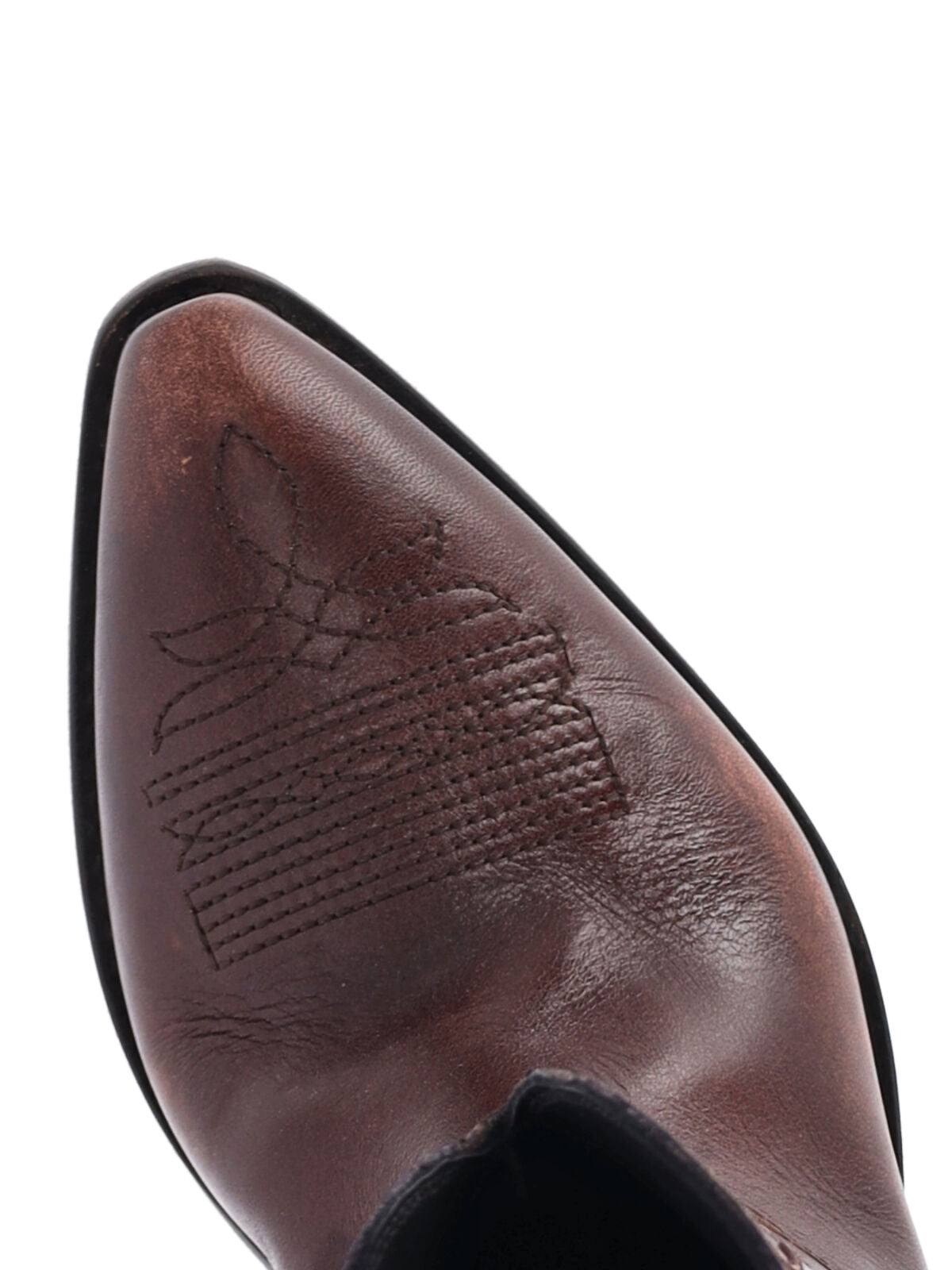 Brown Wish Star Tonal Stitched Boots